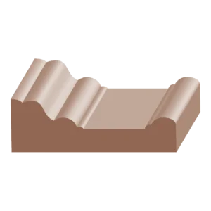 PR612BFJ #180 Eastern Brick Mold With Stucco Key ( 1-1/4'' x 2