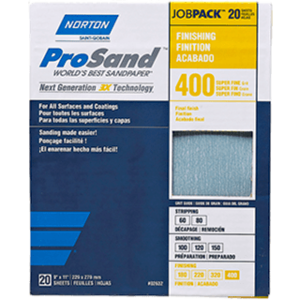 Norton 9"x11" ProSand 400 Grit