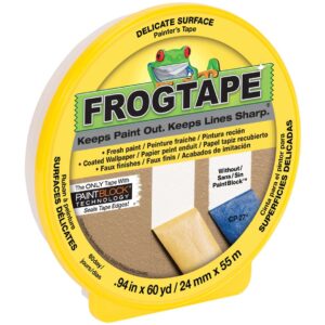 FrogTape Delicate Surface Painter's Tape - Yellow, .94" x 60 yd.