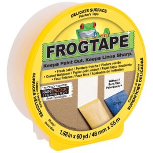FrogTape Delicate Surface Painter's Tape - Yellow, 1.88" x 60 yd.