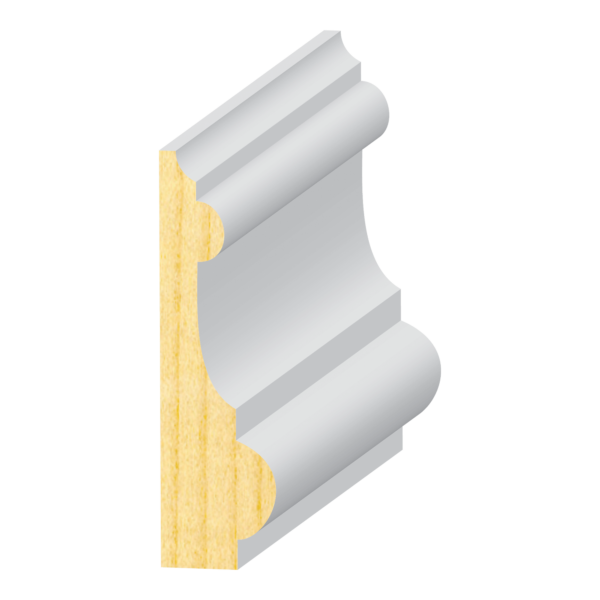 PR628FJ - Victorian Cap (11⁄16"x2-7⁄16") Pine Primed FJ