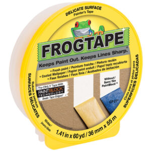 FrogTape Delicate Surface Painter's Tape - Yellow, 1.41" x 60 yd.
